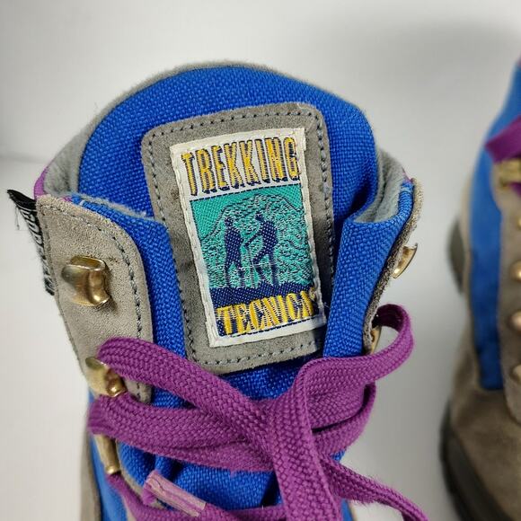 VTG Tecnica Skywalk Trekking Gore-tex hiking outdoors retro boots mens size 8 - Picture 7 of 9